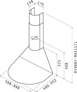 Elica TONDA IX F/60