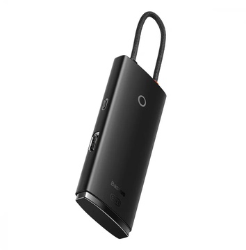 Baseus Lite Series 5-in-1 (Type-C to HDMI + 3xUSB 3.0 + PD) Black