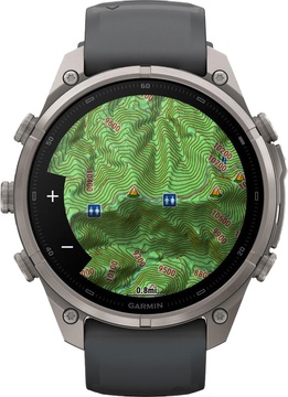 Garmin Fenix 9 Pro inReach 47mm Titanium with Graphite/Black Silicone Band (010-04336-20/21)