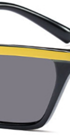 HBK Sexy Cat Eye Sunglasses (c2 yellow/gray)