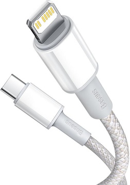 Baseus Type-C to Lightning PD 20W 2M High Density Braided White (CATLGD-A02)