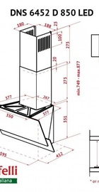 Perfelli DNS 6452 D 850 WH LED