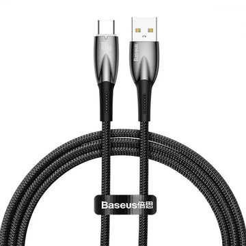 Baseus Glimmer Series Fast Charging Type-C 100W (1m) Black