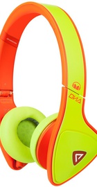 Monster DNA Neon On-Ear Yellow on Neon Orange