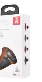 Baseus Small Ears Series Magnetic Bracket Leather Air Outlet Type (black) (SUER-E01)