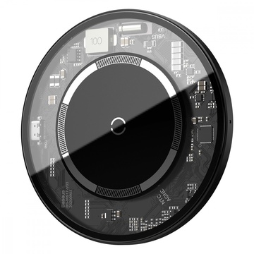 Baseus Wireless Charger Simple  Magnetic 15W (Type-C version) Transparent