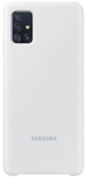 Samsung A715 Galaxy A71 Silicone Cover Silver (EF-PA715TSEG)