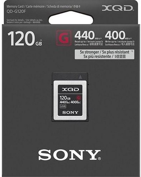 Sony 120 GB XQD G Series PCI Express 3.0 (QDG120F)