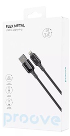 Proove Flex Metal Lightning 2.4A (1m) Black
