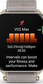Garmin Venu X1 Soft Gold Titanium and French Grey Nylon (010-02980-33)
