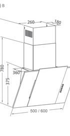 Pyramida NVX 50 (800) B WH