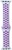Apple Nike Sport Band for Watch 38mm/40mm/41mm/42mm White / Violet (copy)