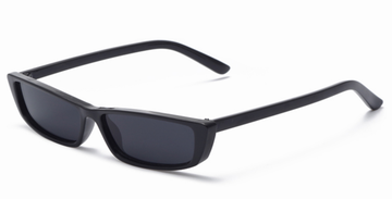 TOYEARN Rectangle Sexy Ladies Cat Eye Sunglasses Women 2018 (C01 Black frame/Grey Glasses)