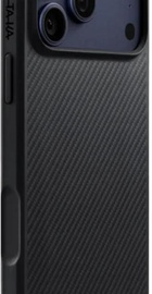 Pitaka Aramid ProGuard Case for iPhone 17 Pro 600D Black/Grey [Twill] (KI1701MGP)