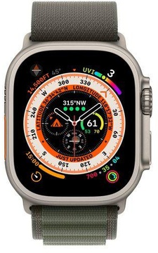Apple Alpine Loop Band Small for Watch 42mm/44mm/45mm/49mm Green (MQE23)