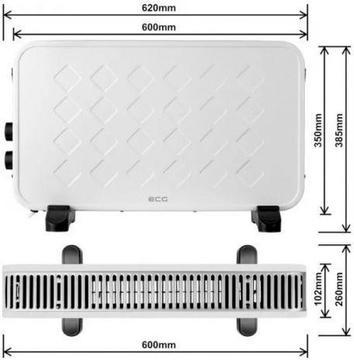 ECG TK 2070 White