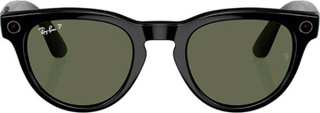 Ray-Ban Meta Headliner Gen2 Low Bridge Fit Standard Shiny Black Frame/G-15 Green Lenses RW4013F 601/71 51-23