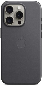 Apple iPhone 15 Pro FineWoven Case with MagSafe Black (MT4H3) (high copy)