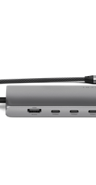 Satechi USB-C Multiport Adapter 8K with Ethernet V3 Space Gray (ST-P8KEM)
