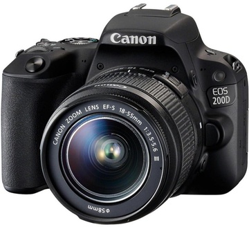 Canon EOS 200D kit (18-55mm) EF-S IS STM black