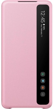 Samsung G985 Galaxy S20+ Clear View Cover Pink (EF-ZG985CPEG)