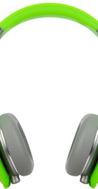 Monster DNA Neon On-Ear Silver on Neon Green