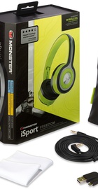 Monster iSport Freedom Wireless Bluetooth On-Ear Green