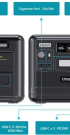 Choetech 2400W Power Station (BS008)