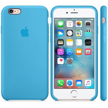 Apple iPhone 6s Silicone Case Blue (MKY52)