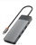 WIWU Linker 9in1 USB-C to (USB-C+USB2.0+2xUSB3.0+SD/MicroSD+VGA+HDMI+PD 100W) Grey (A921HV)