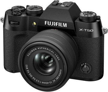 Fujifilm X-T50 kit 15-45mm f/3,5-5,6  Black (16828741)