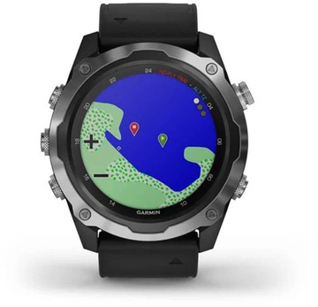 Garmin Descent Mk2 Stainless Steel with Black Band (010-02132-00)