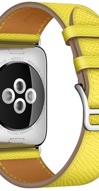 Apple Watch Hermes Leather Single Tour 42mm/44mm/45mm/46mm/49mm Lime Epsom (MPXE2)