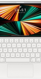 Apple Magic Keyboard for iPad Pro 12.9" 5th gen. LL/A + грав RU/UA White (MJQL3)