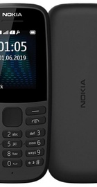 Nokia 105 SS 2019 Black Slim Box (16KIGB01A19)