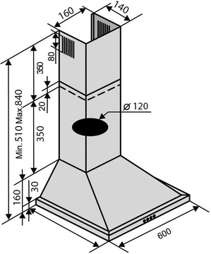 Ventolux LIDO 60 INOX (700)