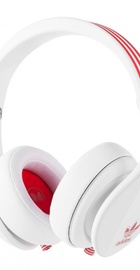 Monster Adidas Originals Limited Over-Ear White and Red over White