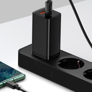 Baseus GaN2 Lite Quick Charger C+U 65W Black (CCGAN2L-B01)