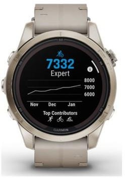 Garmin Fenix 7S Pro Sapphire Solar Soft Gold w. Limestone L. Band (010-02776-30)