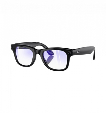 Meta Wayfarer Shiny Black Frame Clear Lenses (RW4006 601/SB 50-22)