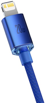 Baseus USB Type C to Lightning Crystal Shine Series 20W 1.2m Blue (CAJY000203)