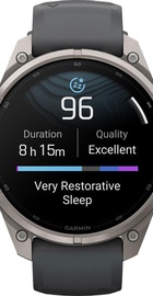Garmin Fenix 9 Pro inReach 47mm Titanium with Graphite/Black Silicone Band (010-04336-20/21)
