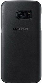 Samsung Leather Cover for Galaxy S7 Edge G935 (EF-VG935LBEGRU) Black