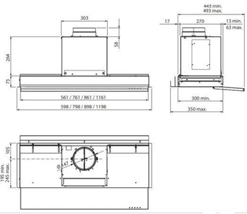 Falmec Move 90 Black Glass (800) (CMKN90.E0P2#ZZZN490F)