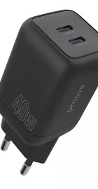 Proove Silicone Power 40W (Type-C + Type-C) Black