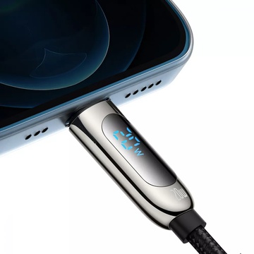 Baseus Display Fast Charging Type-C to Lightning 20W (2m) Black