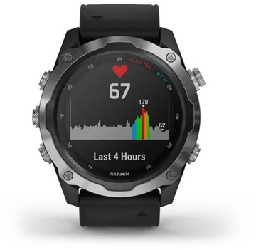 Garmin Descent Mk2 Stainless Steel with Black Band (010-02132-00)