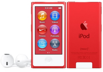 Apple iPod nano 7Gen 16GB (Product) RED (MKN72)