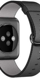Apple Watch Sport 42mm Space Gray Aluminum Case with Black Woven Nylon (MMFR2)