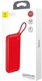 Baseus Power Bank 20000 mAh Red (PPKC-A09)